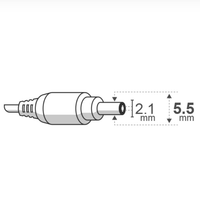 FUENTE SWITCHING 12V 5AH PLASTICA CON CABLE