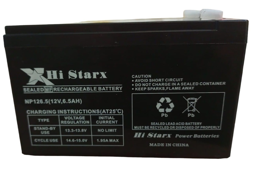 HI STARX 12v 6.5 Ah